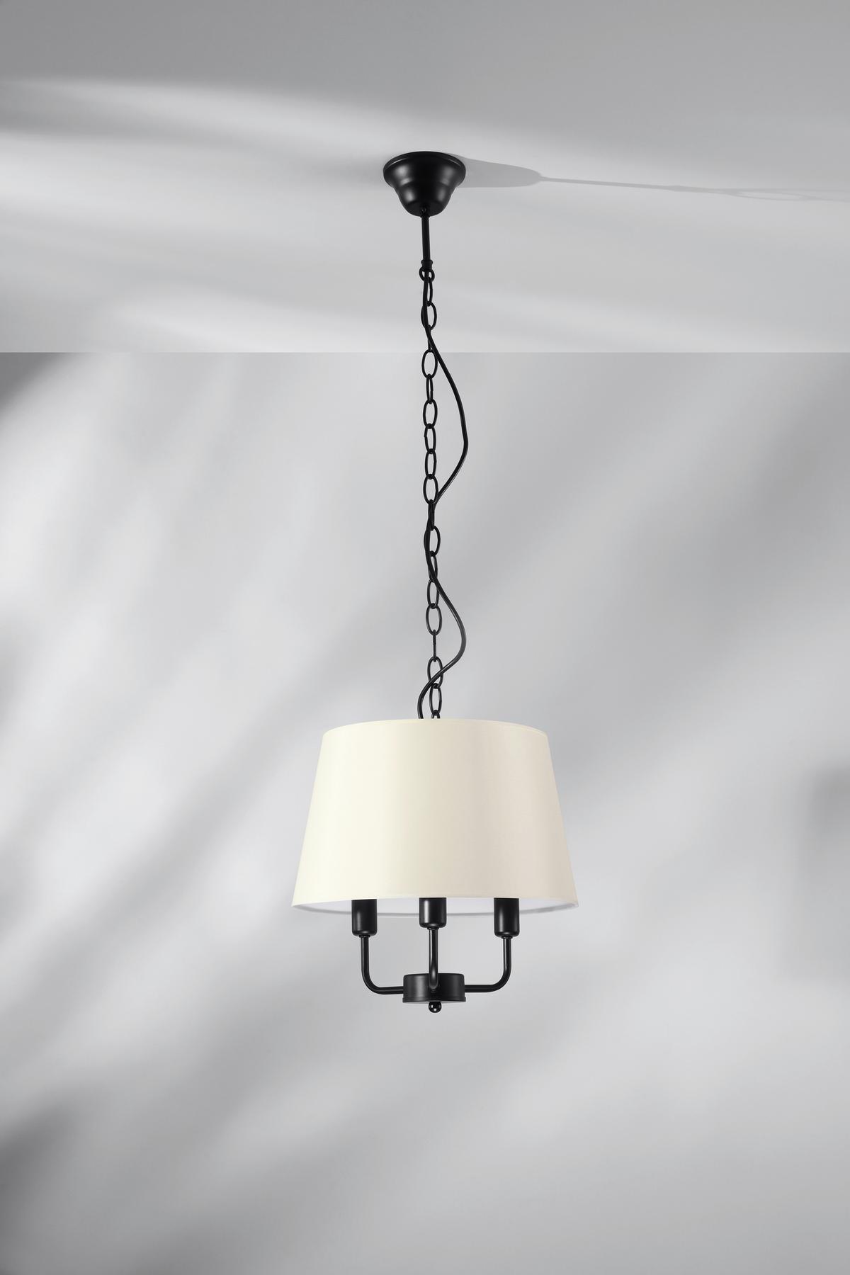 Pendelleuchte 31-01351 Pasteri - Goldfarben/Schwarz, KONVENTIONELL, Metall (32.5/32.5/110cm)