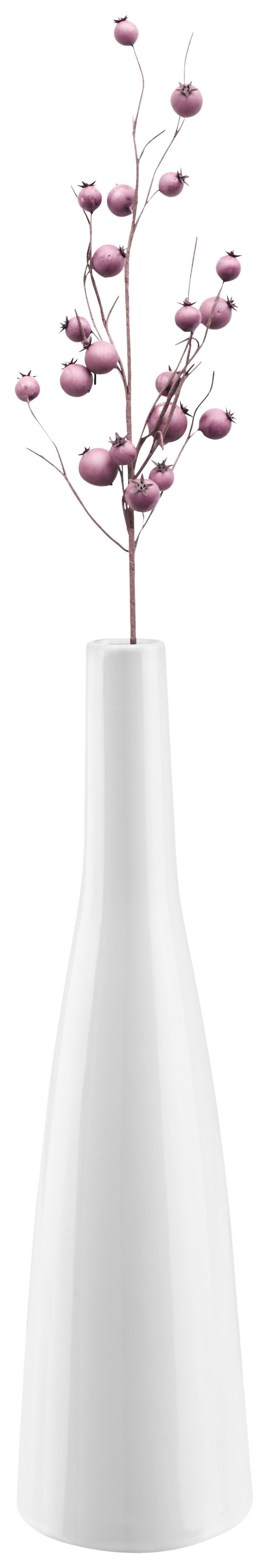 VÁZA PLANCIO - bílá, Moderní, keramika (8,5/33cm) - Modern Living