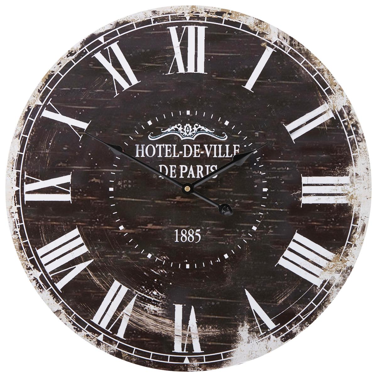 Wanduhr Alexandra Versch. Designs, D: 50 Cm - Multicolor, Basics, Papier/Holzwerkstoff (50cm) - Luca Bessoni