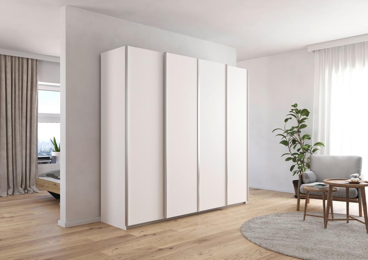 Schwebetürenschrank Altera Weiß B: 226 cm - Weiß, MODERN, Holzwerkstoff (226/211/62cm) - Rauch Möbel