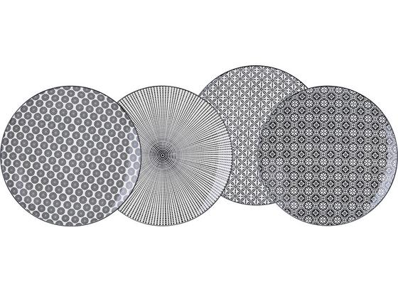 Dezertný Tanier Shiva - čierna/biela, Štýlový, keramika (21cm) - Mömax modern living Dezertný Tanier Shiva - čierna/biela, Štýlový, keramika (21cm) - Mömax modern living