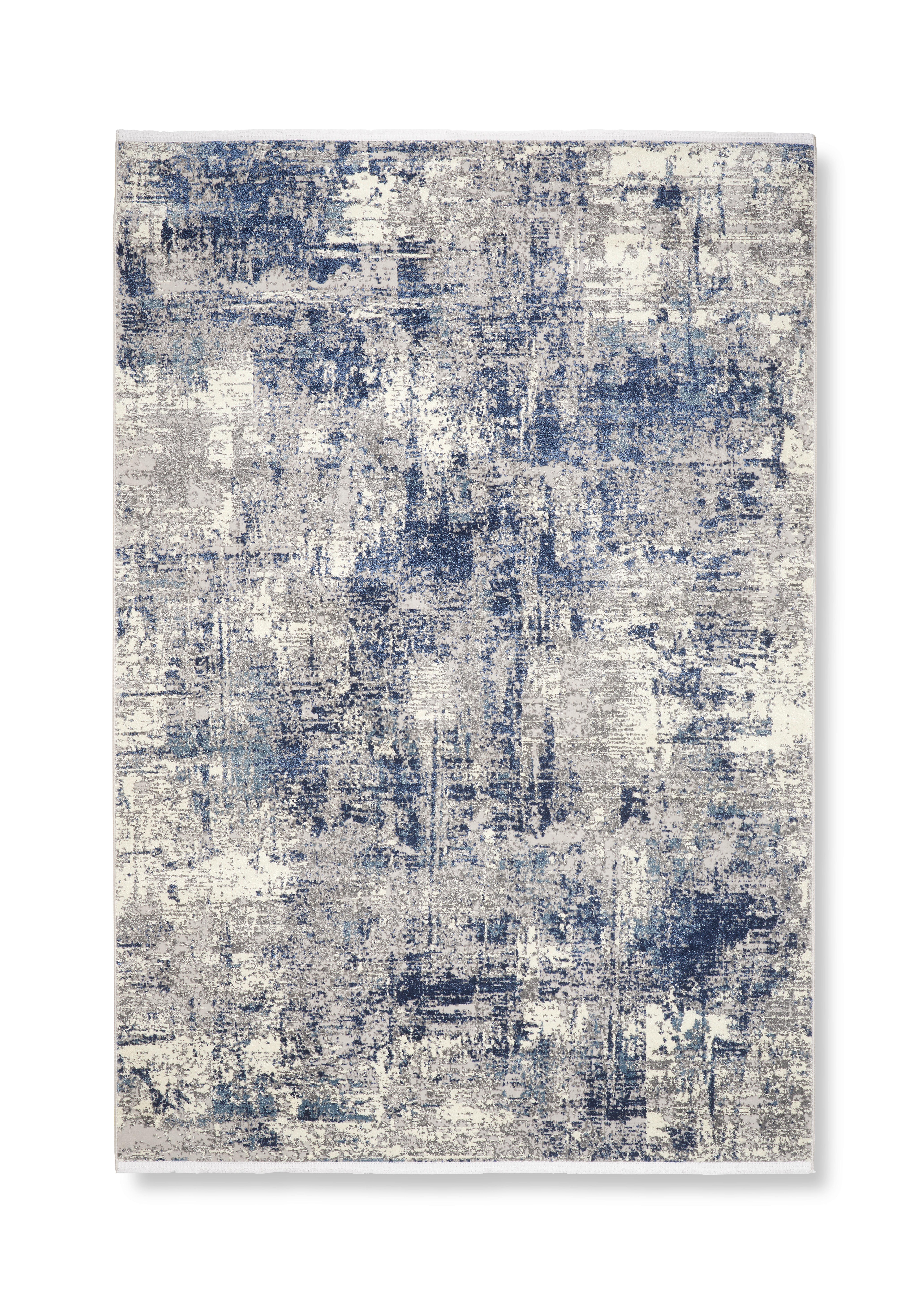 TKANÝ KOBEREC Malik 2, 120/170cm - modrá/sivá, Modern, textil (120/170cm) - Mömax