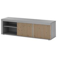 Lowboard Jasper - Eiche Artisan/Grau, Design, Holzwerkstoff (150/43/40cm) - Livetastic