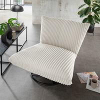 Relaxsessel Cremona Weiß B: 100 Cm - Schwarz/Weiß, Design, Textil (100/78/96cm) - Livetastic