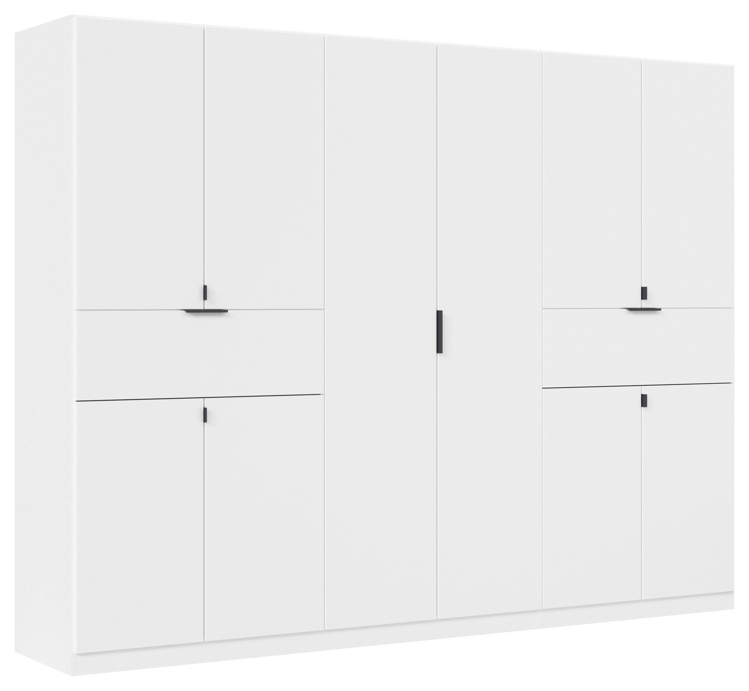 Drehtürenschrank Ticao Weiß B: 271 cm