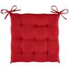 Sitzkissen Jolanda Rot 40x40 Cm Textil - Rot, MODERN, Textil (40/40/5cm) - Luca Bessoni
