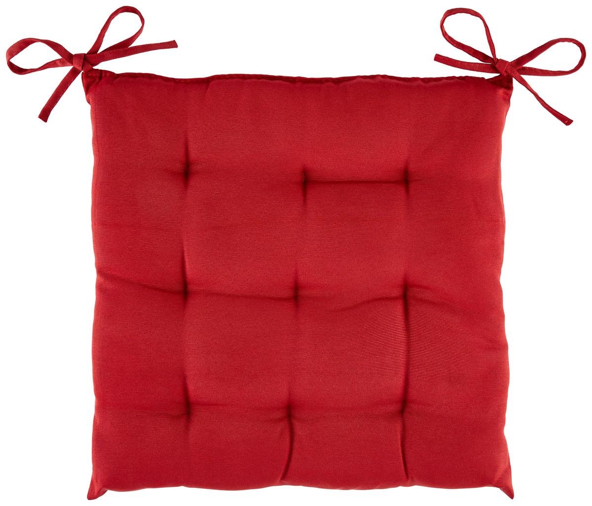 Ülőpárna Jolanda Kb. 40/40cm - piros, Modern, textil (40/40/5cm) - Best Price