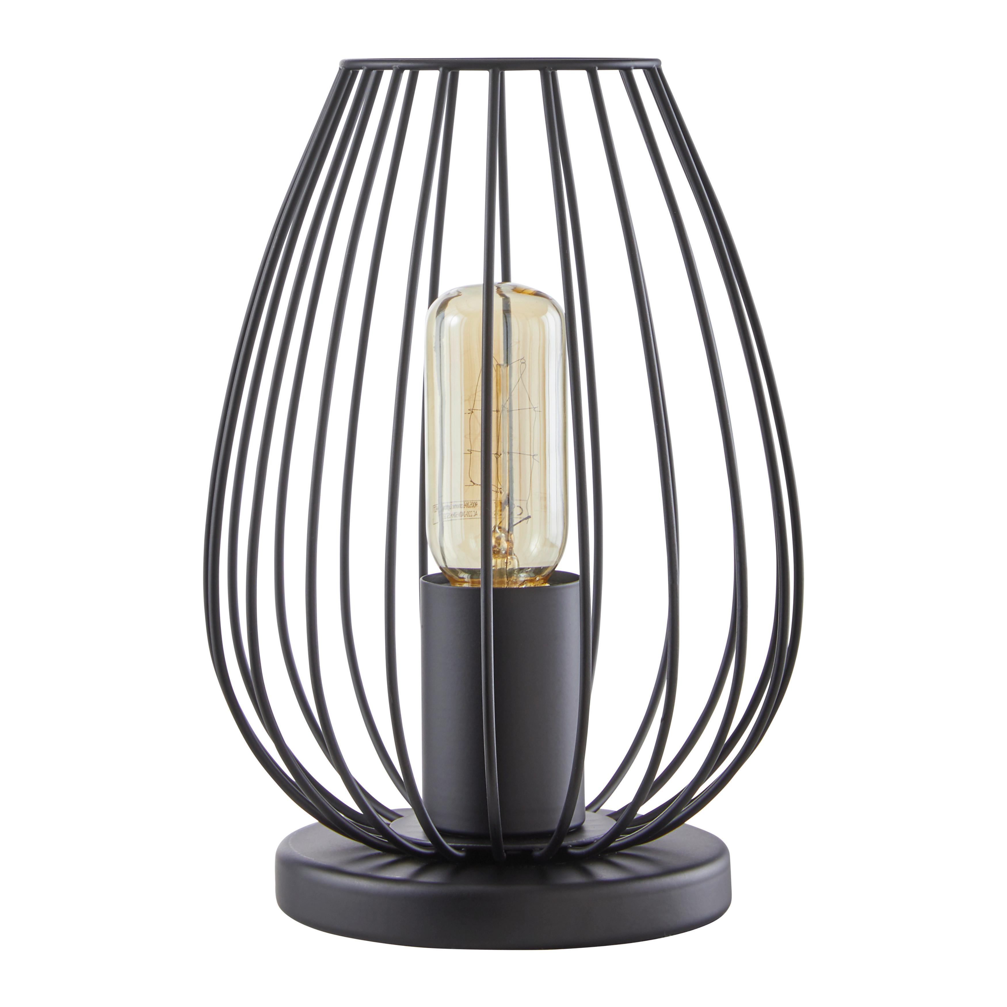 Stolová Lampa Dioder 16/23cm, 60 Watt - čierna, Štýlový, kov (16/23cm) - Modern Living