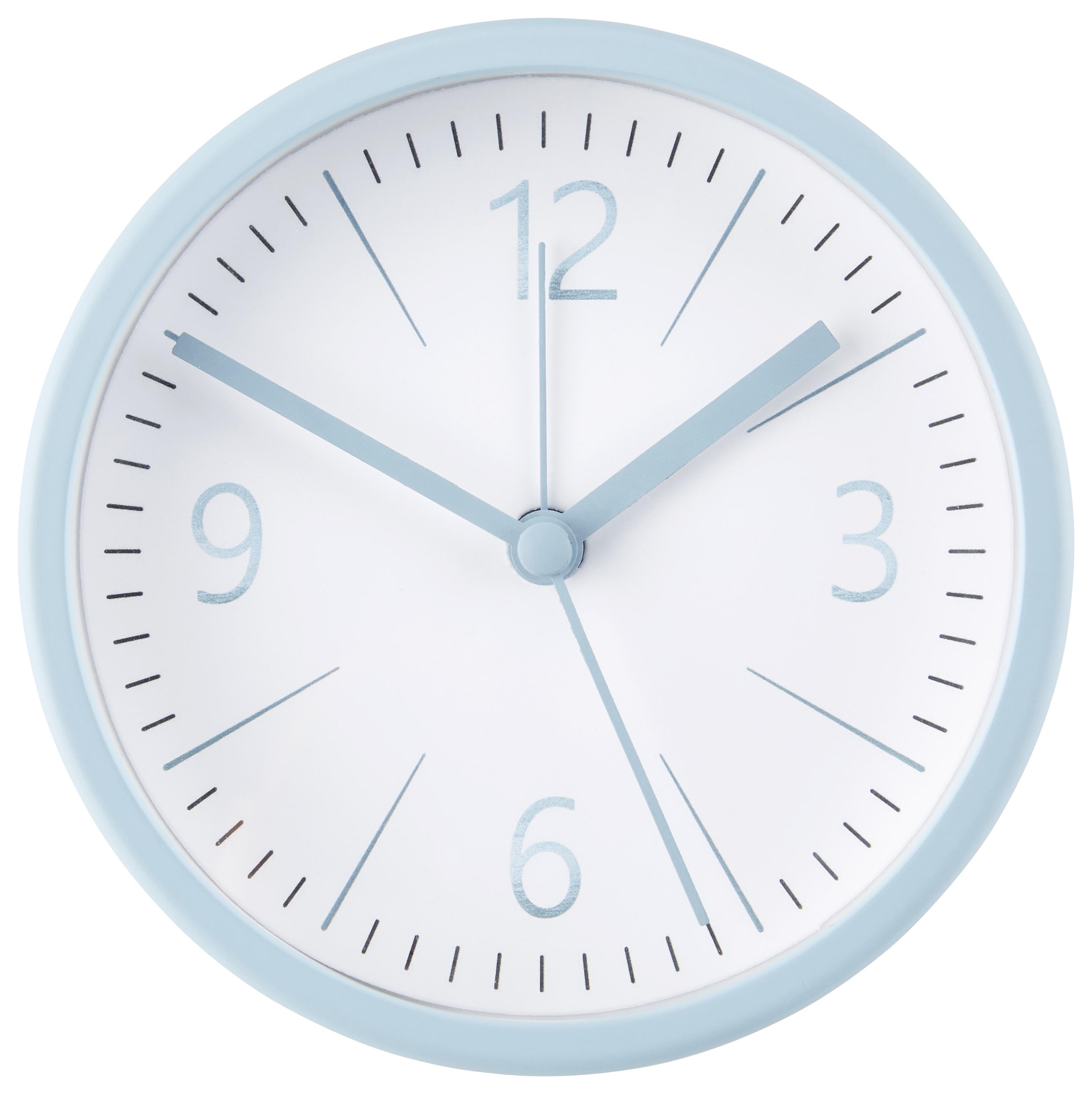 klassischer Wecker in blau klassischer Wecker in blau