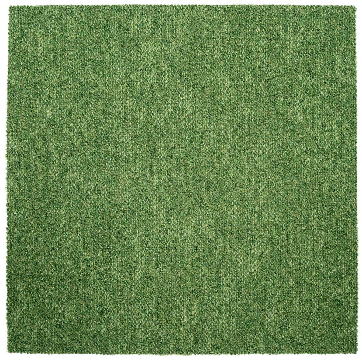 Teppichfliese Grün Marble 50x50 cm Florhöhe 3 mm - Basics, Textil (50/50cm)