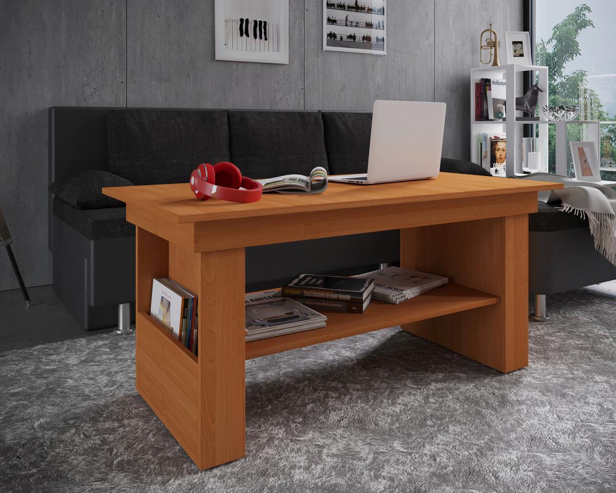 Couchtisch Kobila Buchefarben Dekor - Buchefarben, Design, Holzwerkstoff (115/58/52,5cm) - MID.YOU
