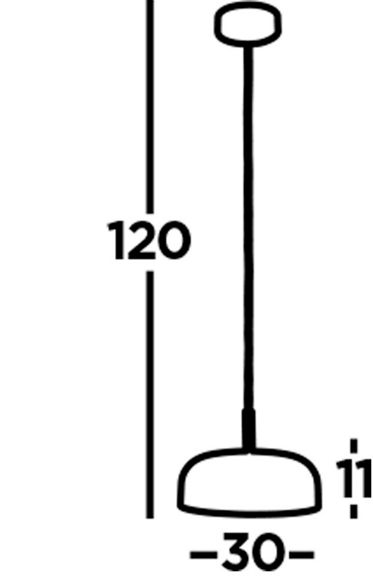 LED-Pendelleuchte 59803-1sm - Schwarz, Basics, Glas/Metall (30/21cm)