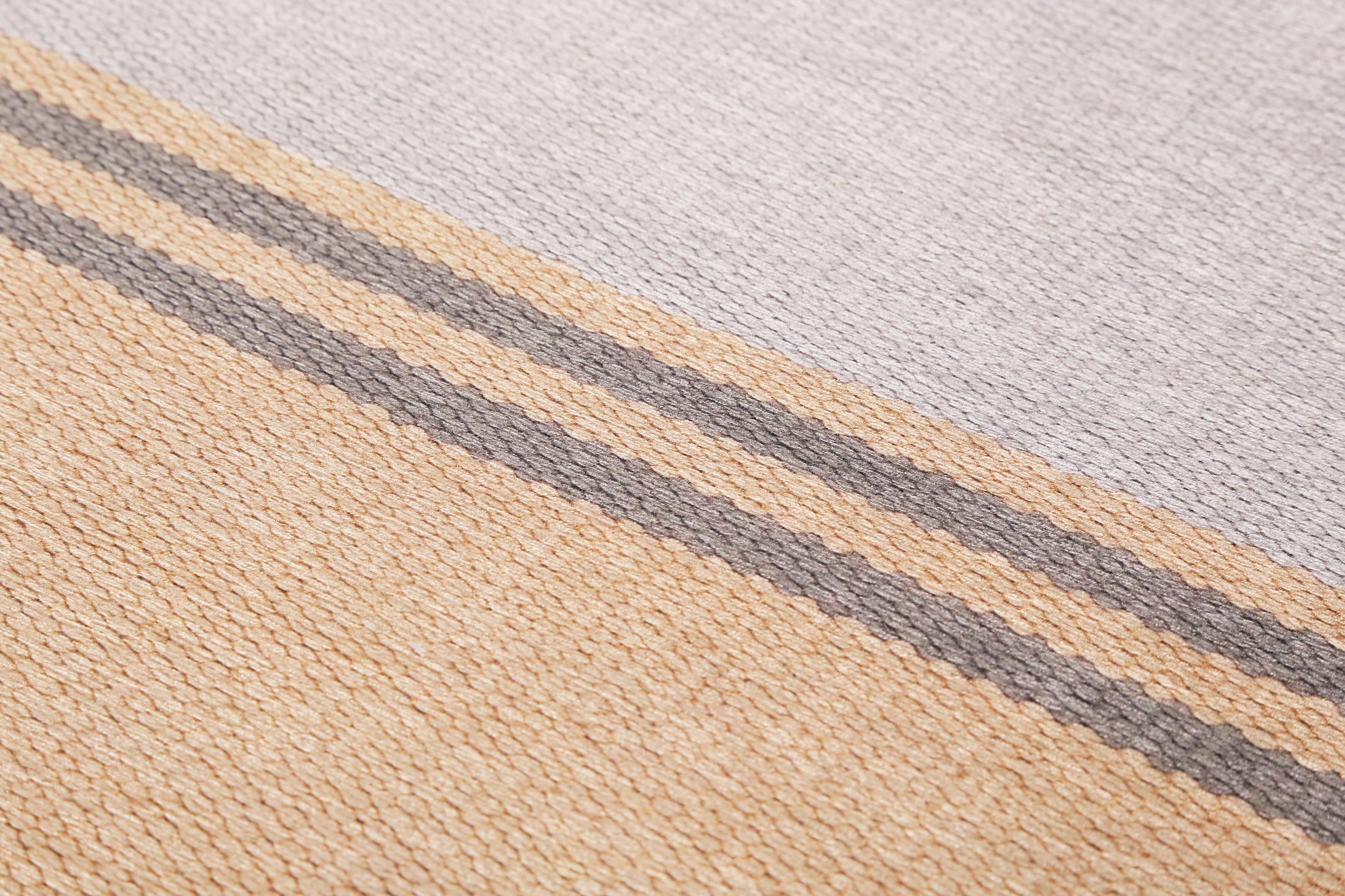 Flachwebteppich Camps Bay Braun/grau/orange 130x190 Cm - Braun/Orange, KONVENTIONELL, Textil (130/190cm) - Esprit