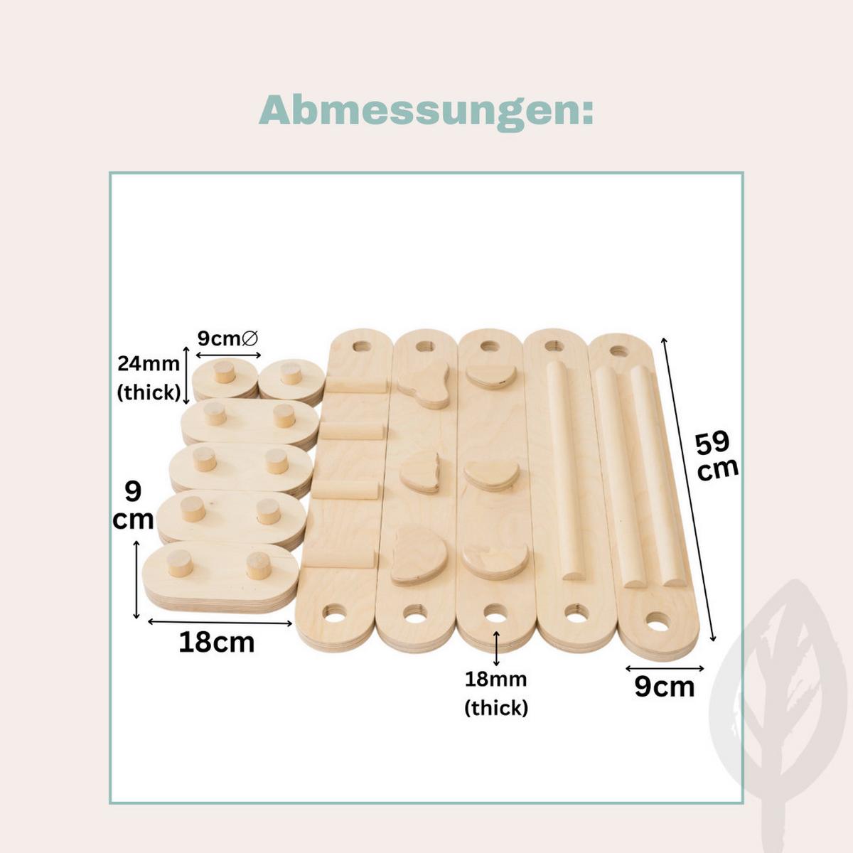 Balanceboard, natur Länge ca 3 Meter - Birkefarben, Basics, Holz (300cm)