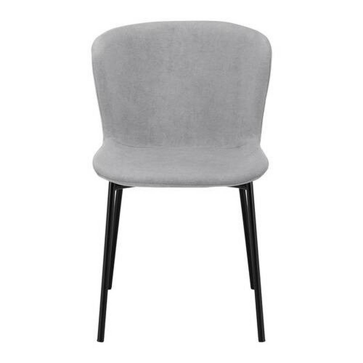 Židle NOEMIE šedá - černá/světle šedá, Moderní, kov/dřevo (46/79/56cm) - Bessagi Home