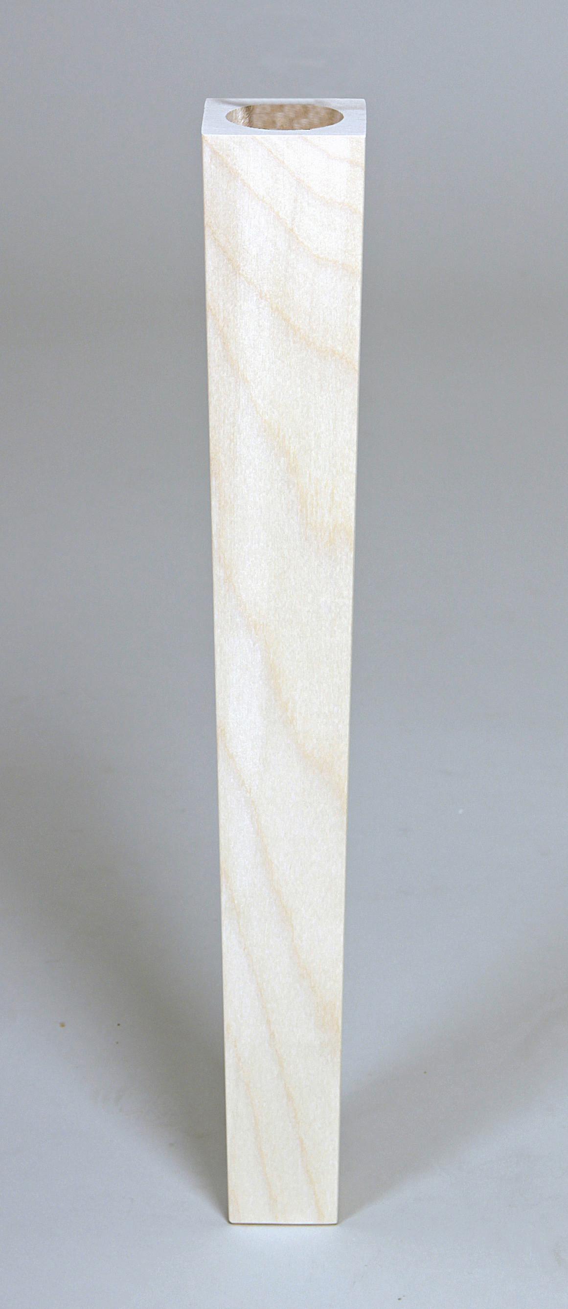 Möbelfuß H: 40 cm Ahorn - Ahornfarben, Basics, Holz (40cm)