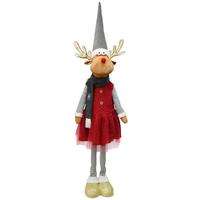 Dekoračný sob teleskopické nohy: 140-185 cm - sivá/biela, kov/textil (50/140-185/32cm) - Mömax