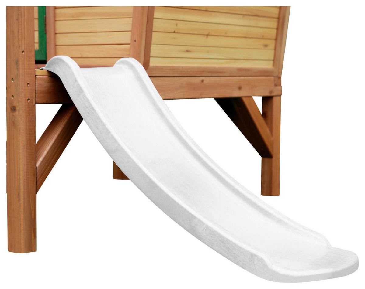 Spielhaus A030.045.90 - Weiß/Braun, KONVENTIONELL, Holz/Kunststoff (264/203/177cm) - Ambia Garden