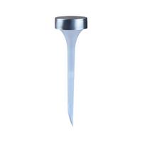 Solarleuchte mit Erdspieß Weiß Colton 1xled Multicolor - Weiß, KONVENTIONELL, Kunststoff/Metall (9,5/34cm) - Homezone