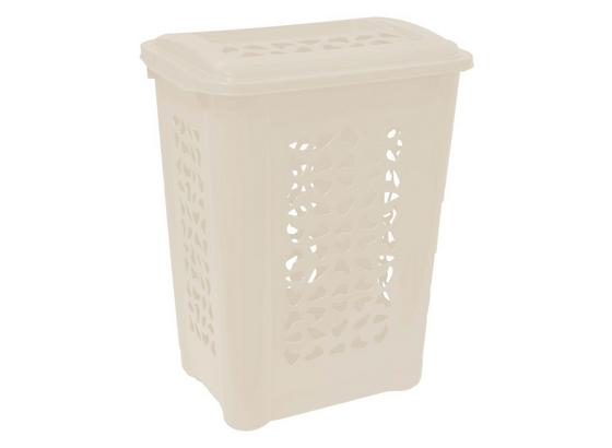 Wäschetonne Per, 60 Liter - Creme, KONVENTIONELL, Kunststoff (60/34/45cm) Wäschetonne Per, 60 Liter - Creme, KONVENTIONELL, Kunststoff (60/34/45cm)
