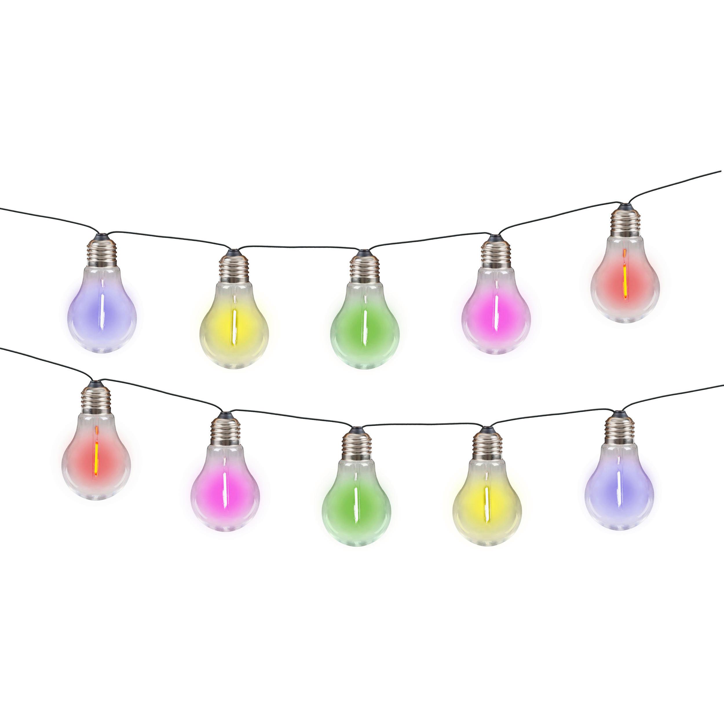 Solarleuchte 5328562 Linda - Klar/Schwarz, Basics, Glas/Kunststoff (370cm) - Näve