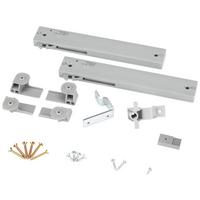 Türdämpfer 2 Stk. Grau Kunststoff für Schrank Fabio - Grau, Kunststoff