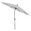 Sonnenschirm Ø 300 H: 238 Cm Anthrazit/grau - Anthrazit/Grau, KONVENTIONELL, Textil/Metall (300/300cm) - Siena Garden