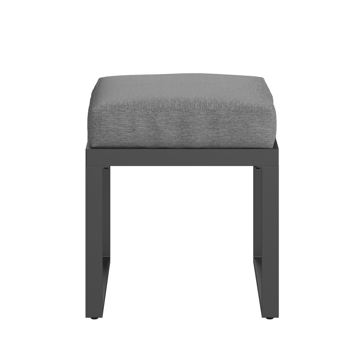 Lounge-garnitúra Leon - szürke, Modern, Üveg/fém (176/239cm) - Beldano