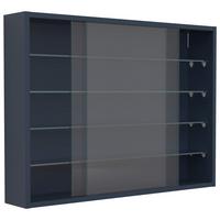 Hängevitrine Drivalo Anthrazit B: 75 Cm - Transparent/Anthrazit, Design, Glas/Holzwerkstoff (75/55/12cm) - MID.YOU