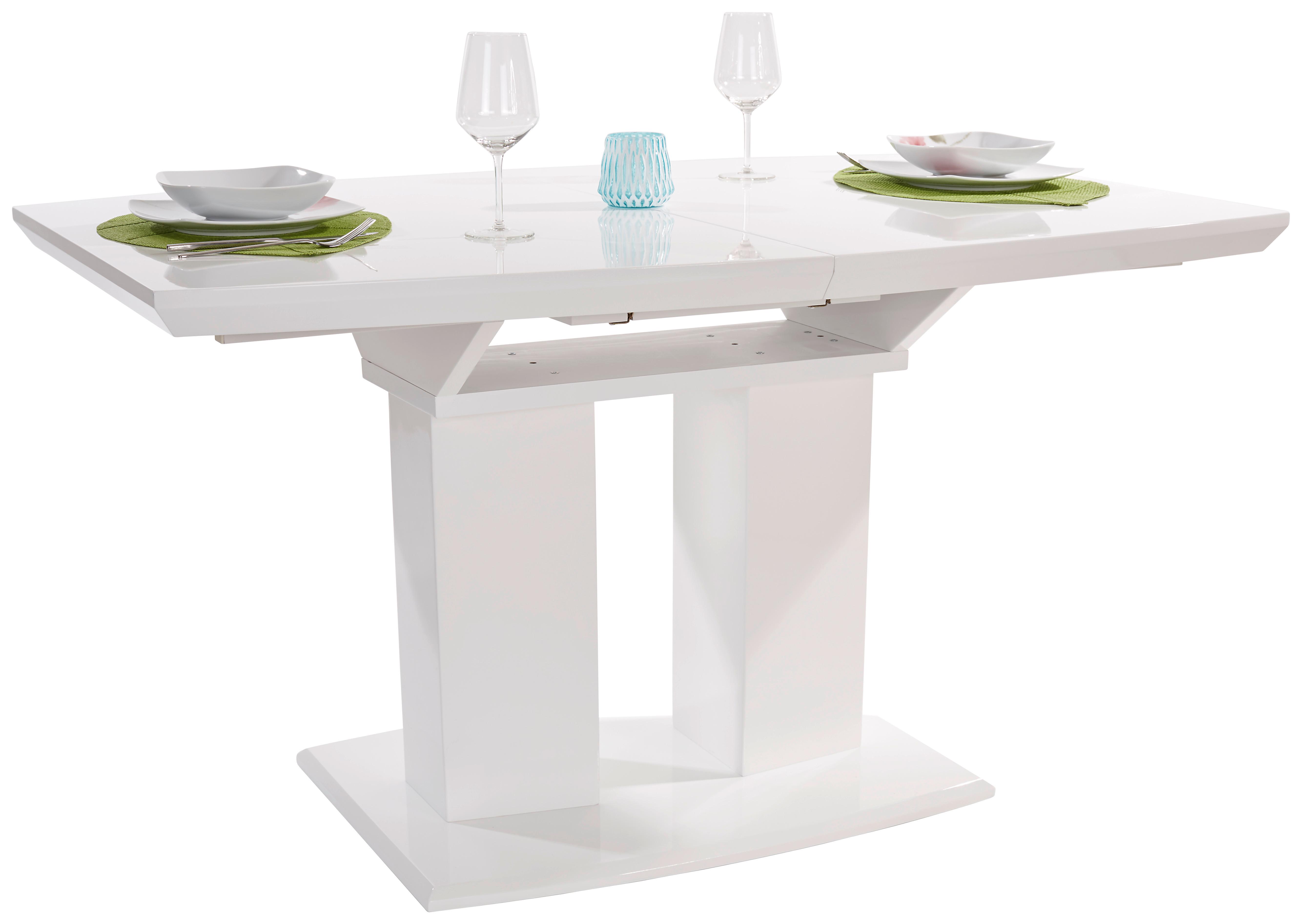 Kihúzható Asztal Malvin 140 Az - Fehér, modern, Faalapú anyag (140-180/76/90cm)