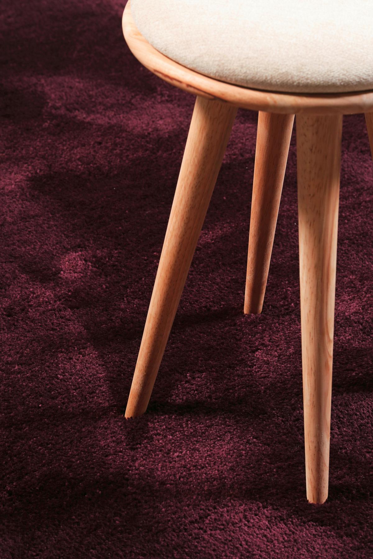 Hochflorteppich Relaxx - Rot, KONVENTIONELL, Textil (120cm) - Esprit