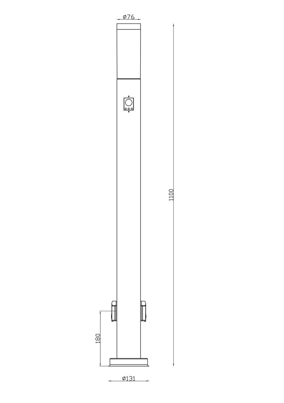 Led Außenleuchte Mit Bewegungsmelder Boston 60 Watt - Opal, Basics, Kunststoff/Metall (13,1qm) - Globo