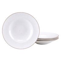 Pastateller Vintage Nature Porzellan, Creme, 4 Stück - Creme, Basics, Keramik (27cm) - Creatable