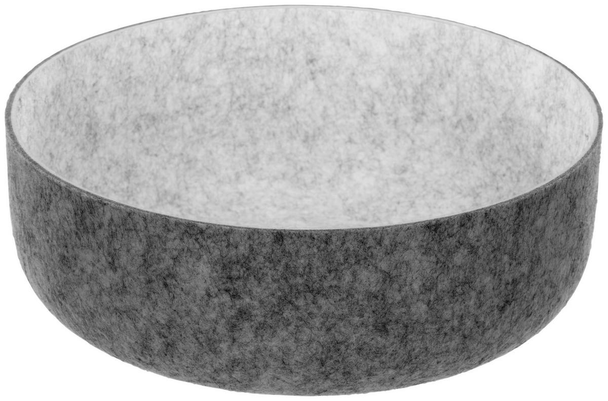 Korbset Gabriel - Hellgrau/Schwarz, KONVENTIONELL, Kunststoff - Luca Bessoni