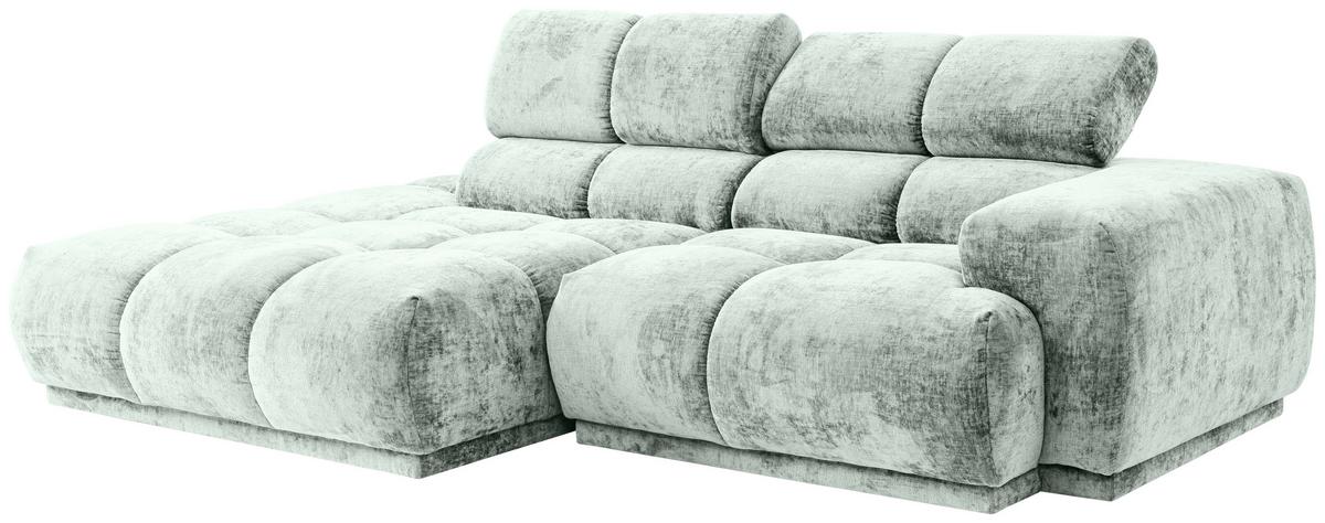 Ecksofa Chani Hellblau, Schenkel: 150x239 cm - Hellblau, MODERN, Textil (150/239cm) - MID.YOU