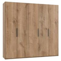Drehtürenschrank B: 250 cm Level, Eiche Dekor - Eichefarben, MODERN, Holzwerkstoff (250/236/58cm) - MID.YOU
