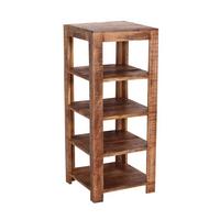Regal Naturfarben B: 44 cm - Naturfarben, Design, Holz (44/105/44cm) - Livetastic