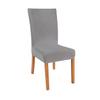 Stuhlhusse Adelisa Jersey Silberfarben LxBxH: 47x47x67 cm - Silberfarben, MODERN, Textil - Luca Bessoni