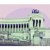 Fototapete Roma - Multicolor, Trend, Papier (300/280/1cm)