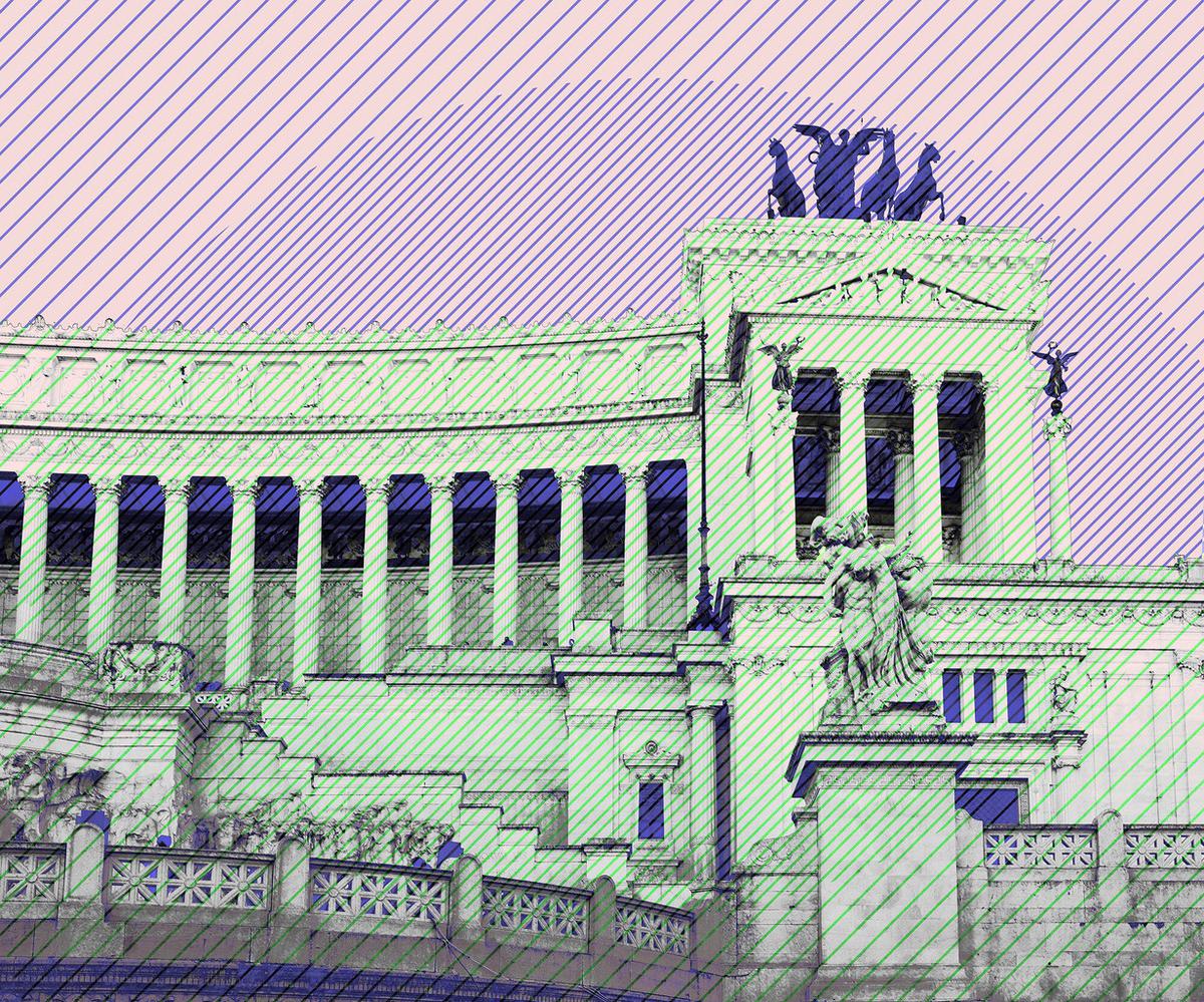 Fototapete Roma - Multicolor, Trend, Papier (300/280/1cm)