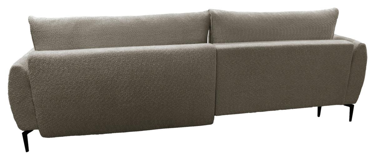 Ecksofa Abriamo Beige 204x273 cm - Beige/Schwarz, Design, Textil (204/273cm) - MID.YOU