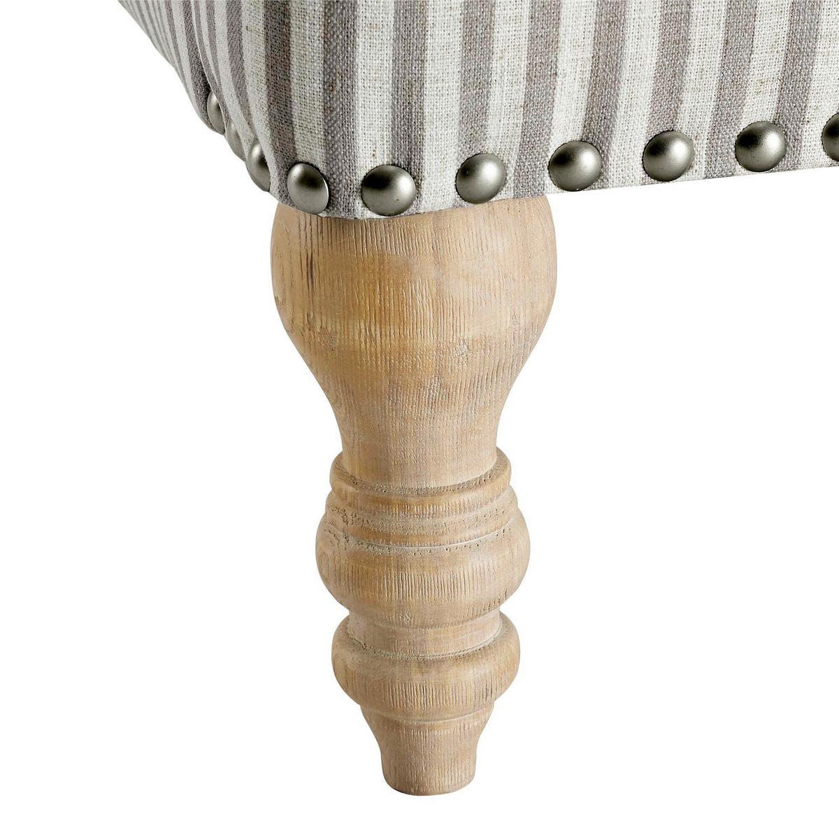 OHRENSESSEL Jaya Beige B: 76cm - Beige/Naturfarben, Design, Holz/Textil (76/89/73cm) - MID.YOU
