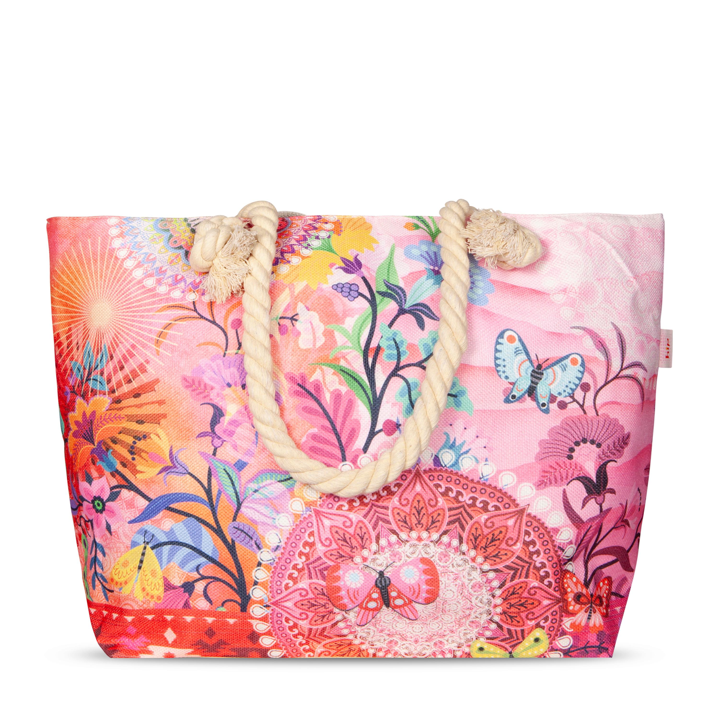 Strandtasche Giselah Multicolor 43x60 cm - Multicolor, Trend, Textil (43/60cm)