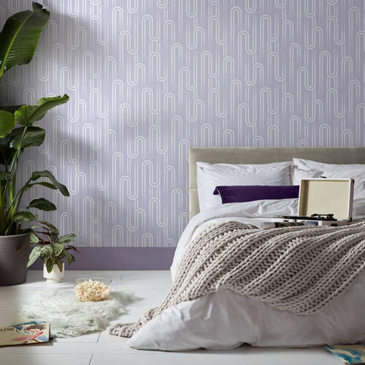 Vliestapete 118731 - Lila, Basics, Papier/Kunststoff (52/1000cm)