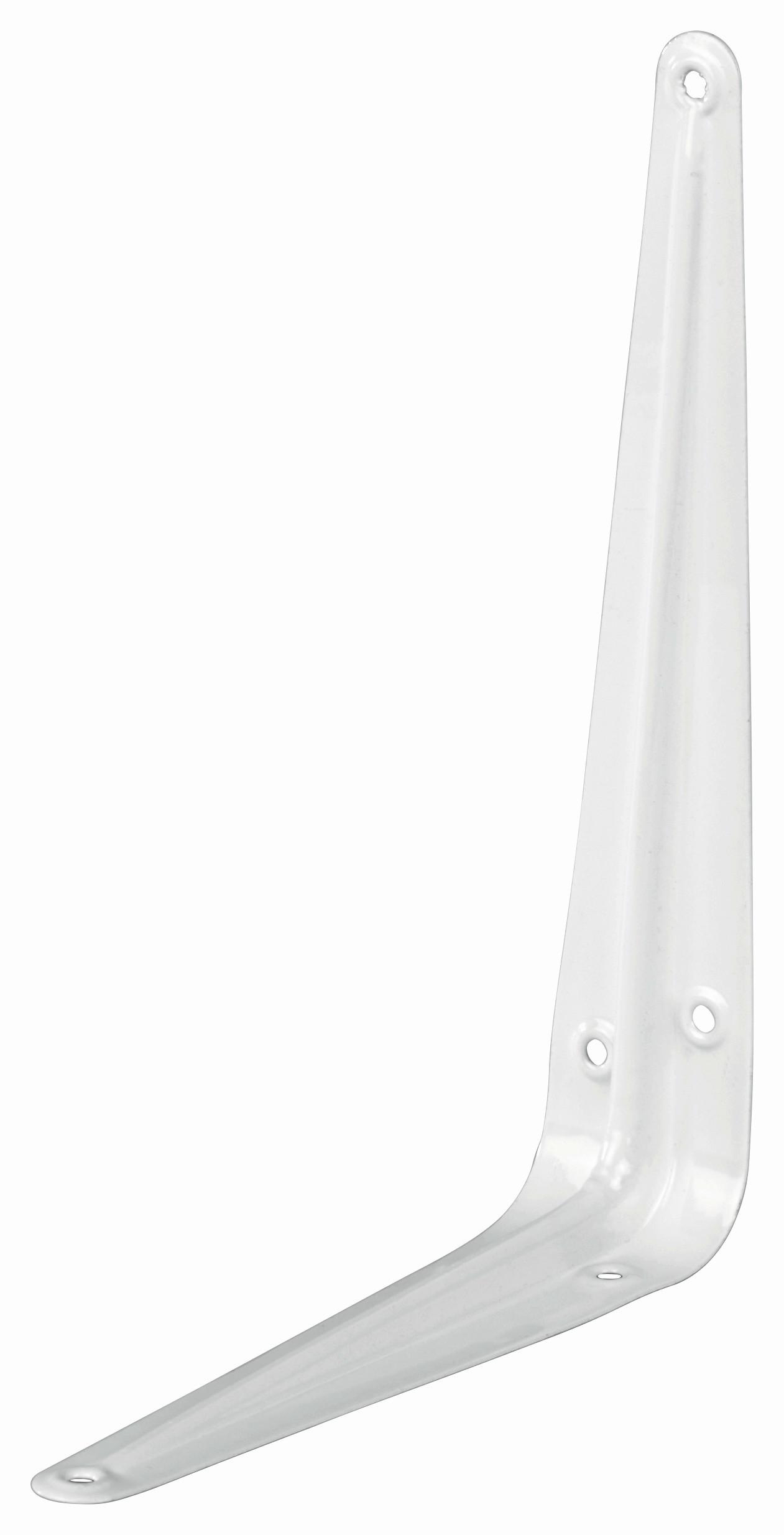 Regalkonsole 15 / 20 cm - Weiß, KONVENTIONELL, Metall (15/20cm)