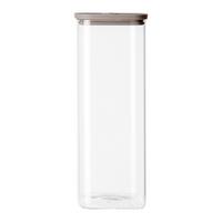 SKLENĚNÁ DÓZA NA POTRAVINY SELINA - CA. 2,1L - čiré, Moderní, plast/sklo (10,3/26,8/10,3cm) - Modern Living