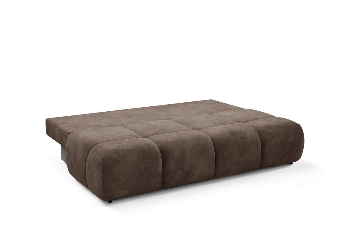 Schlafsofa Maron Braun B: 219cm - Schwarz/Braun, Design, Textil (219/94/110cm) - Livetastic