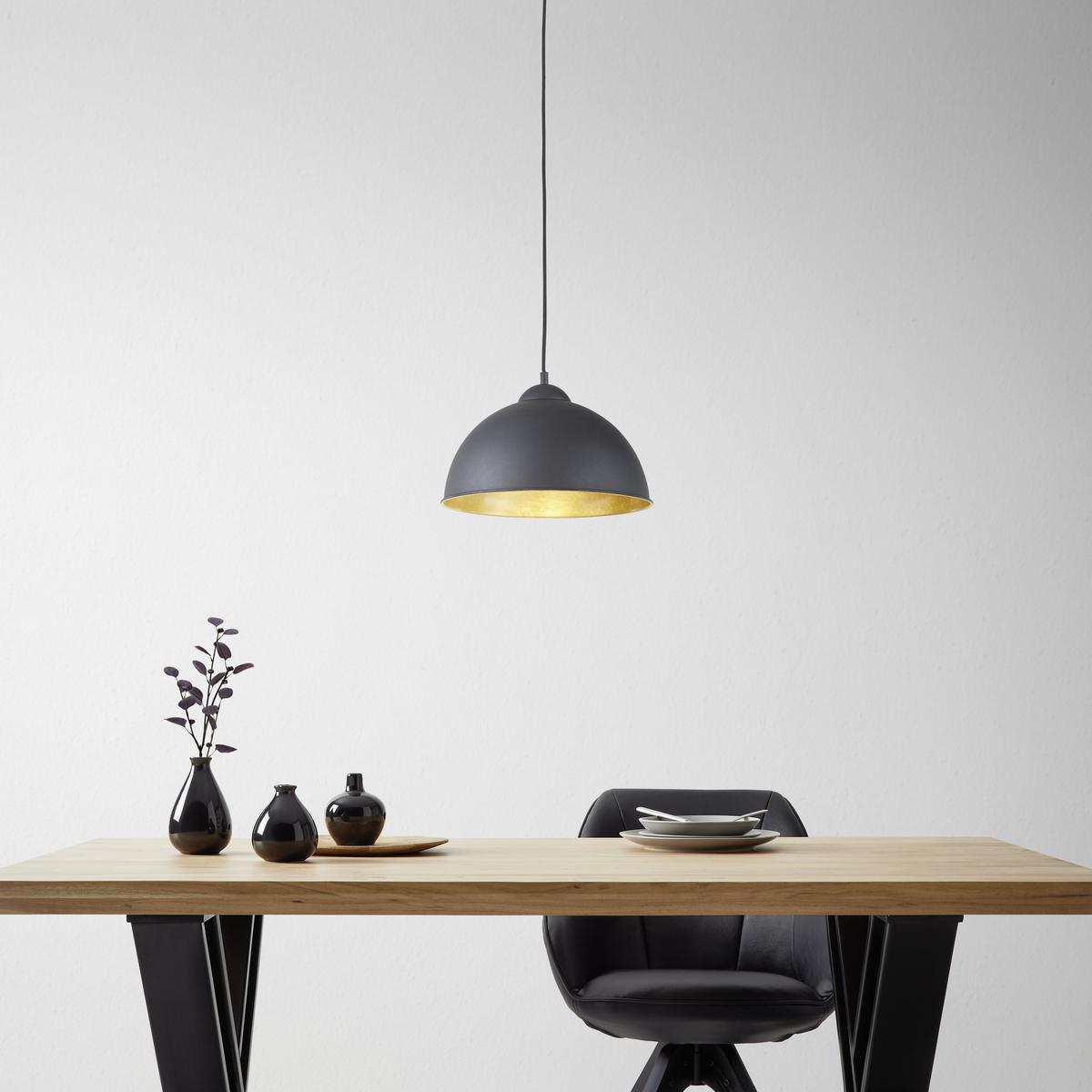Závěsné svítidlo Jimmy 30/105 cm, 60 Watt - černá/barvy zlata, Lifestyle, kov (30/105cm) - Mömax