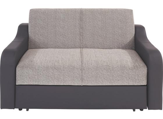 Pohovka S Rozkladom Max - sivá, Konvenčný, umelá hmota/kov (160/75/100cm) Pohovka S Rozkladom Max - sivá, Konvenčný, umelá hmota/kov (160/75/100cm)