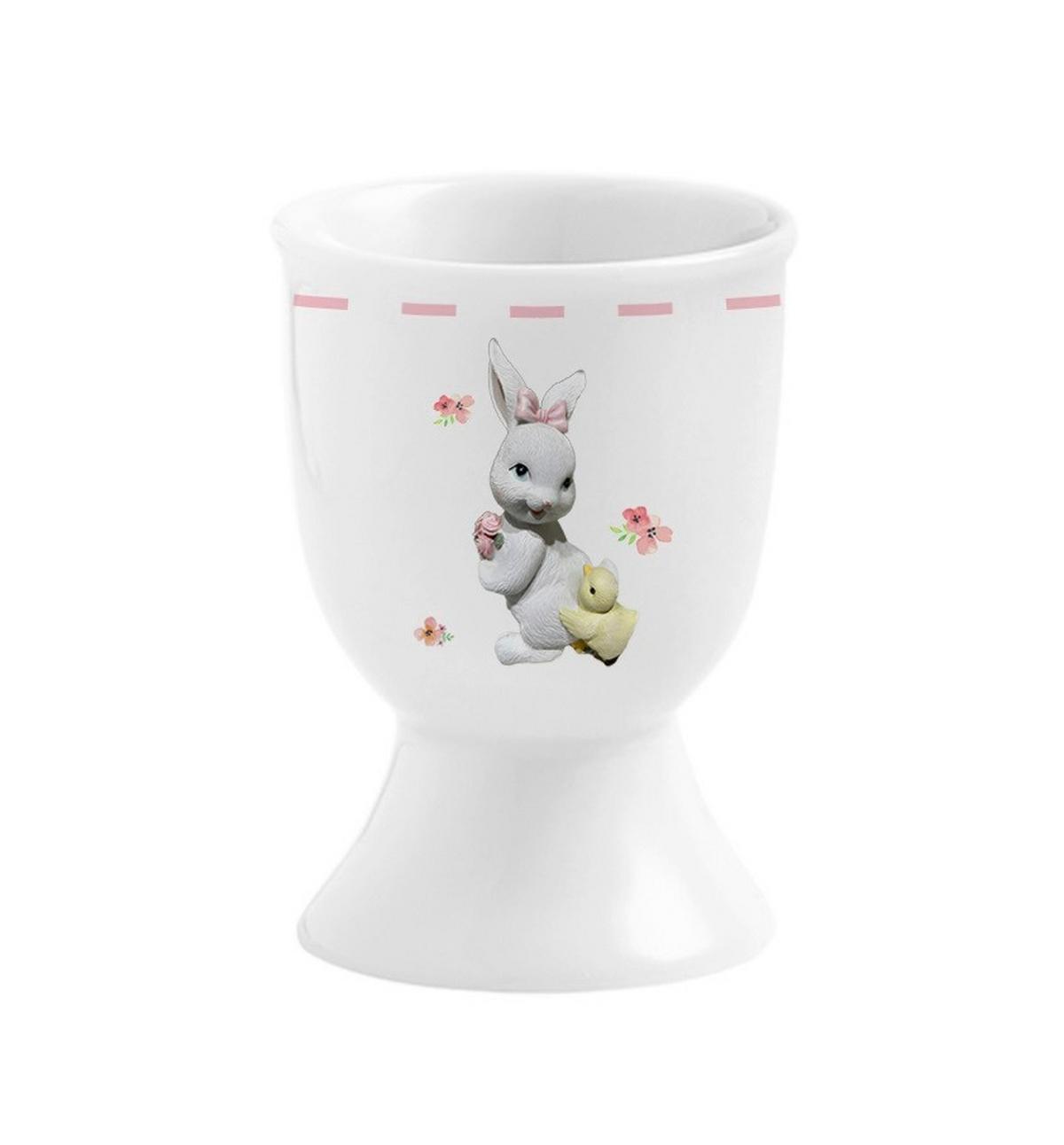 Eierbecher Hoppel - Multicolor, MODERN, Keramik (4,8/7cm) - Luca Bessoni